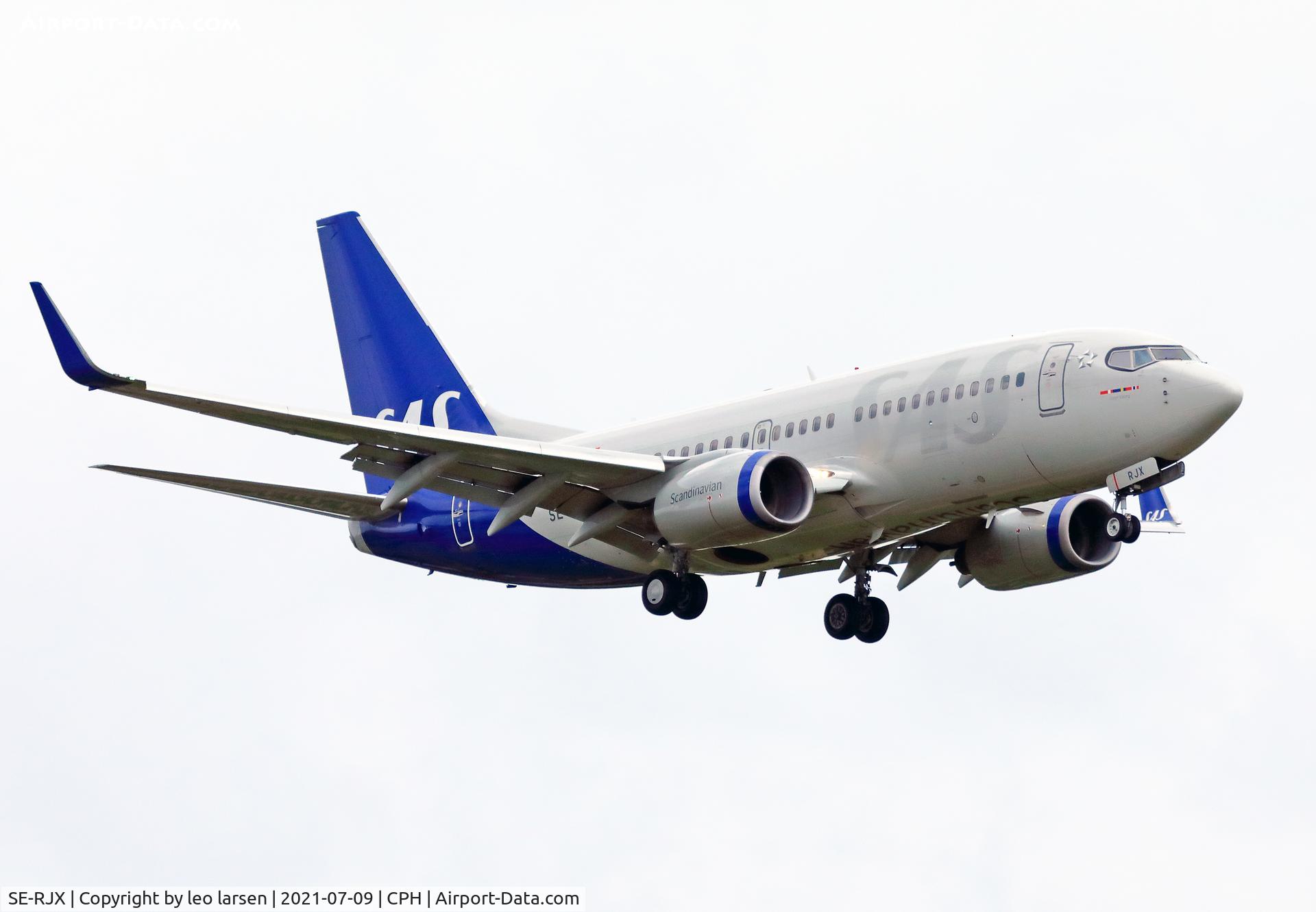 SE-RJX, 2007 Boeing 737-76N C/N 34754, Copenhagen 9.7.2021