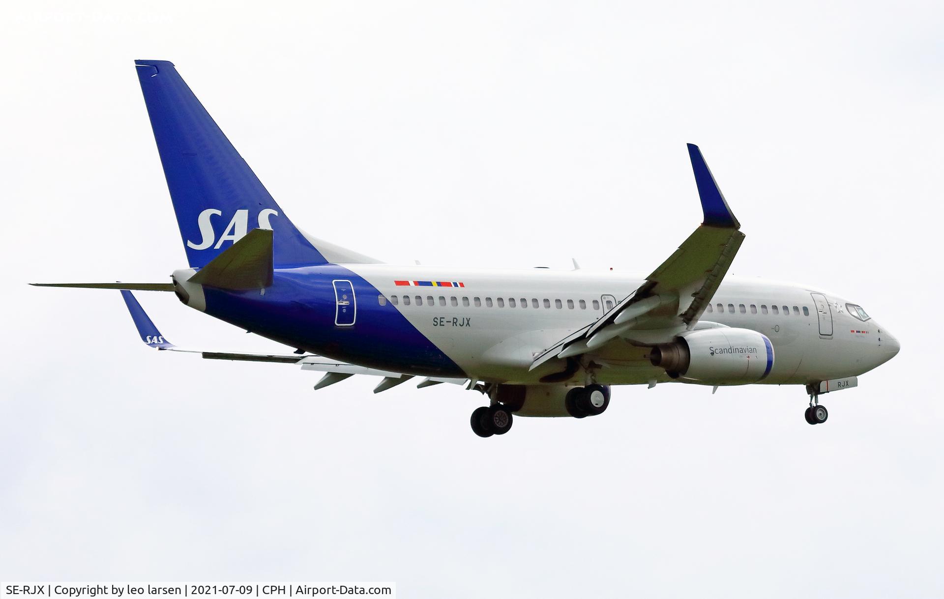 SE-RJX, 2007 Boeing 737-76N C/N 34754, Copenhagen 9.7.2021