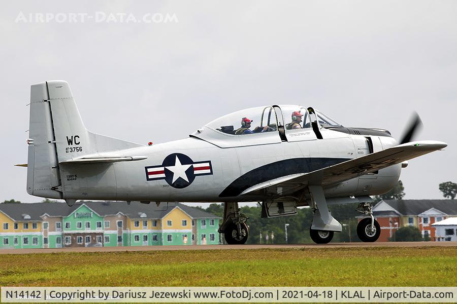 N14142, 1951 North American T-28A Trojan C/N 51-3756, North American T-28A Fenec  C/N 51-3756, N14142