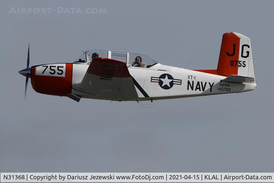 N31368, 1955 Beech T-34B Mentor C/N 140755, Beech A45 (T-34A) Mentor  C/N 140755, N31368