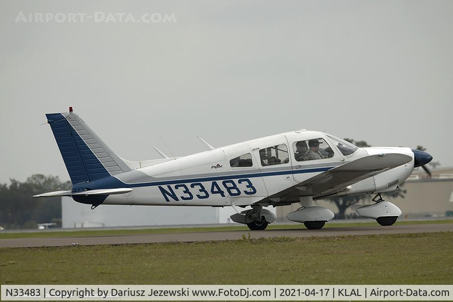 N33483, 1975 Piper PA-28-180 C/N 28-7505151, Piper PA-28-180 Cherokee  C/N 28-7505151, N33483
