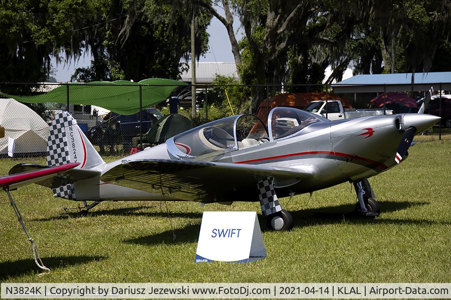 N3824K, 1948 Temco GC-1B Swift C/N 3513, Temco GC-1B Swift  C/N 3513, NC3824K