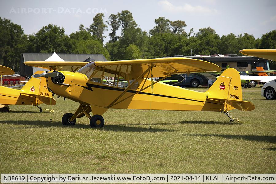 N38619, 1941 Piper J3C-65 Cub C/N 7160, Piper J3C-65 Cub  C/N 7160, N38619