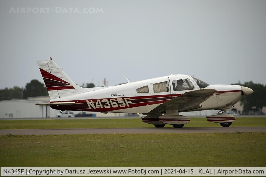 N4365F, 1984 Piper PA-28-181 Archer II C/N 28-8490082, Piper PA-28-181 Archer  C/N 28-8490082, N4365F