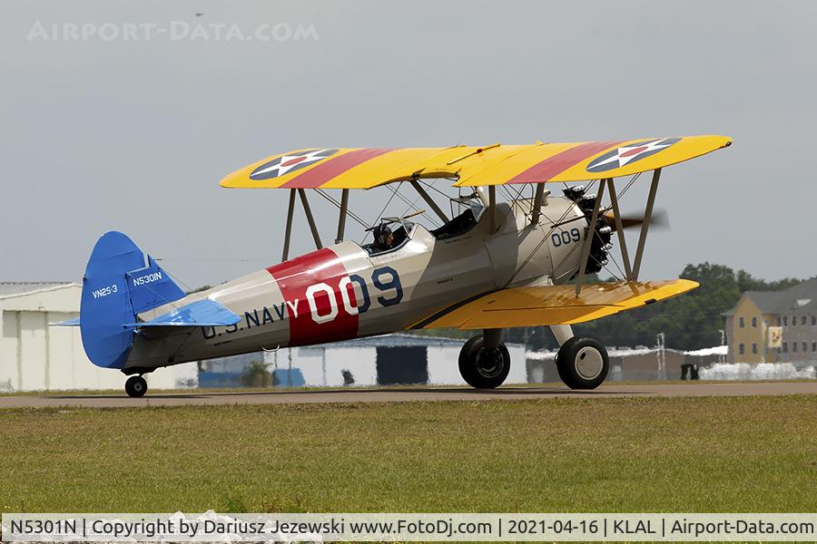 N5301N, 1942 Boeing E75 C/N 75-5352, Boeing E75 Stearman  C/N 75-5352, N5301N