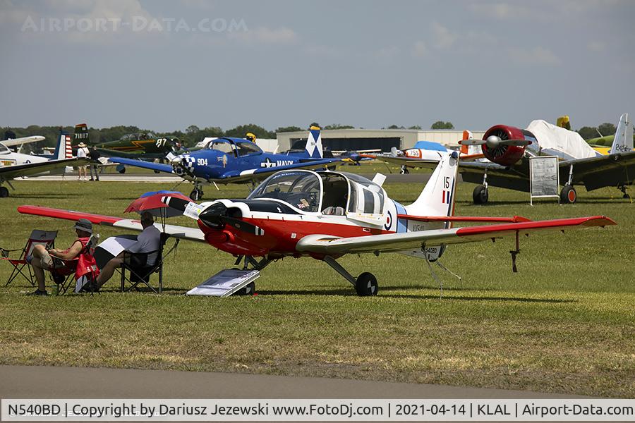 N540BD, 1973 Scottish Aviation Bulldog T.1 C/N BH120/232, Scottish Aviation Bulldog MDL 120/121  C/N BH120/232, N540BD