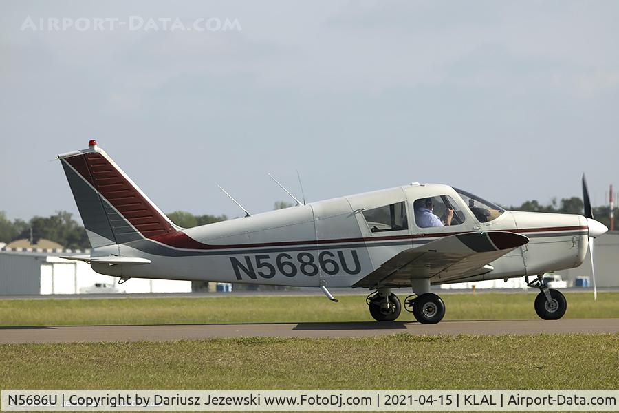 N5686U, 1969 Piper PA-28-140 C/N 28-26483, Piper PA-28-140 Cherokee Cruiser  C/N 28-26483, N5686U