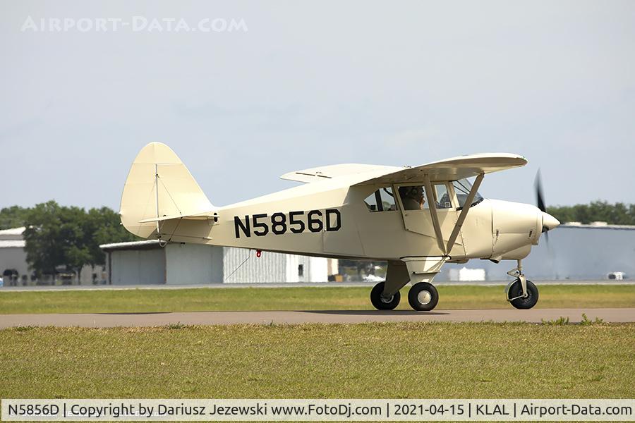 N5856D, 1956 Piper PA-22-150 C/N 22-4535, Piper PA-22-150 Tri-Pacer  C/N 22-4535, N5856D