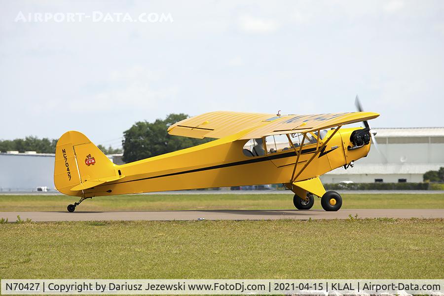 N70427, 1946 Piper J3C-65 Cub C/N 17424, Piper J3C-65 Cub  C/N 17424, NC70427