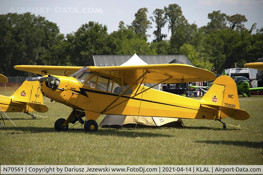 N70561, 1946 Piper J3C-65 Cub C/N 17570, Piper J3C-65 Cub  C/N 17570, NC70561