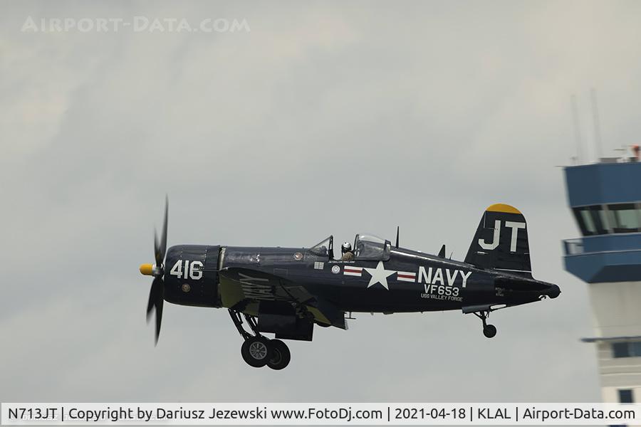 N713JT, 1945 Vought F4U-4B Corsair C/N 97143, Chance Vought F4U-4 Corsair  C/N 97143, N713JT