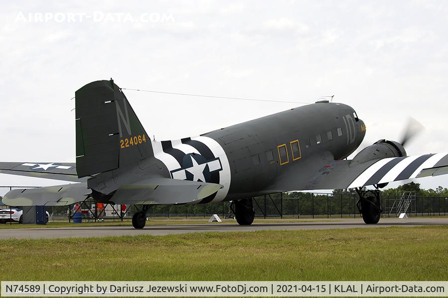 N74589, 1943 Douglas DC3C-S1C3G (C-47A) C/N 9926, Douglas DC-3C-S1C3G 