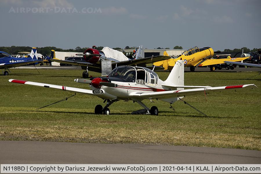 N118BD, 1971 Scottish Aviation Sk.61D Bulldog C/N BH100/118, Scottish Aviation Bulldog MDL 101  C/N 118, N118BD