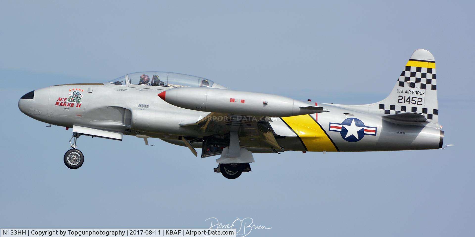 N133HH, 1954 Canadair CT-133 Silver Star 3 (CL-30) C/N T33-452, Greg Coyer's Ace Maker II