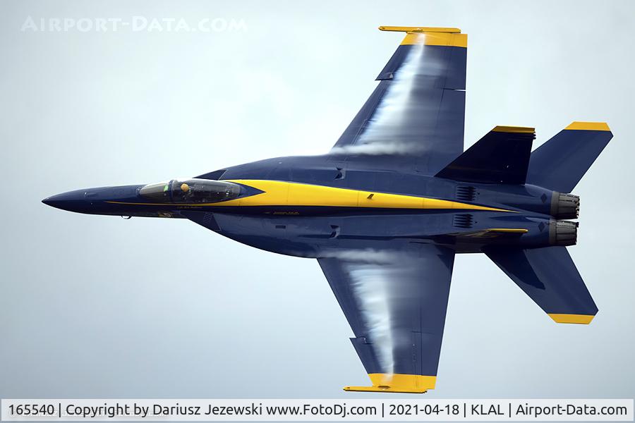 165540, Boeing F/A-18E Super Hornet C/N 1488/E013, F/A-18E Super Hornet 165540 C/N 1488 from Blue Angels Demo Team  NAS Pensacola, FL
