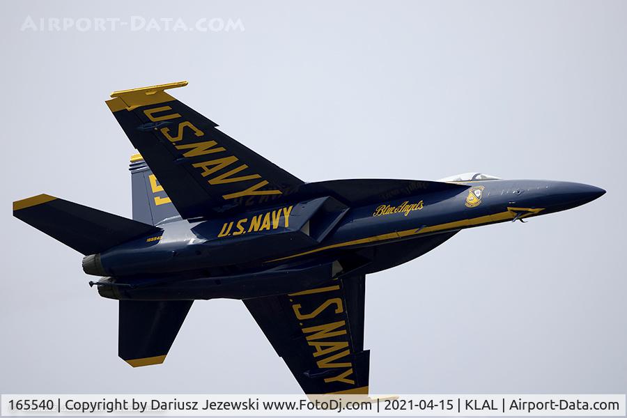 165540, Boeing F/A-18E Super Hornet C/N 1488/E013, F/A-18E Super Hornet 165540 C/N 1488 from Blue Angels Demo Team  NAS Pensacola, FL