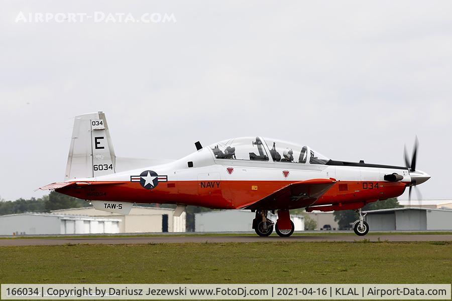 166034, Raytheon Beech T-6A C/N 166034, T-6A Texan II 166034 E-034 from  TAW-5 NAS Whiting Field, FL