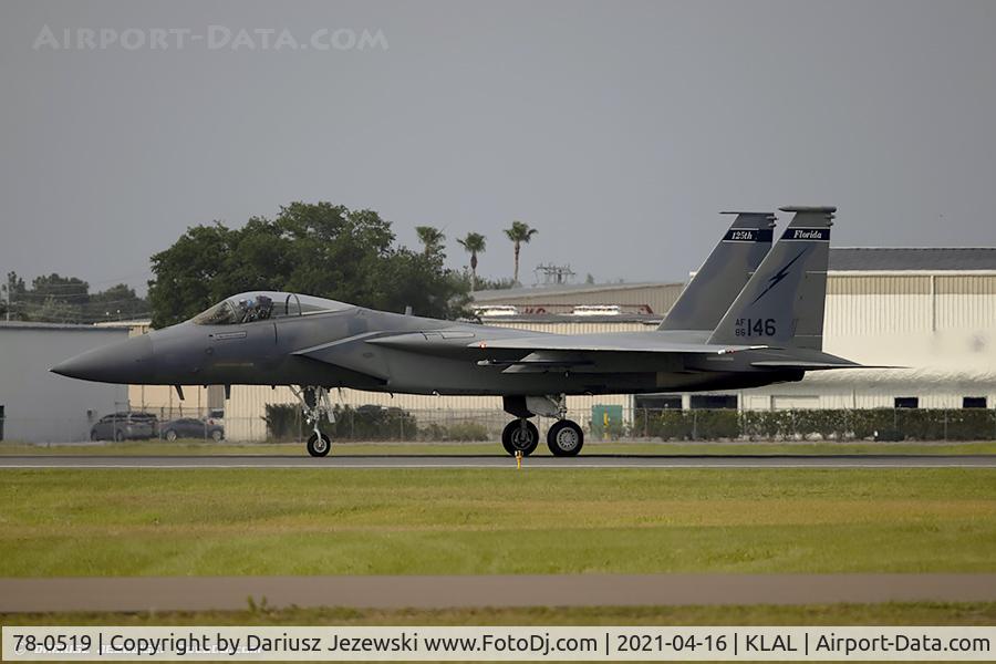 78-0519, 1978 McDonnell Douglas F-15C Eagle C/N 0506/C052, F-15C Eagle 78-0519  from 159th FS 125th FW Jacksonville ANGB, FL