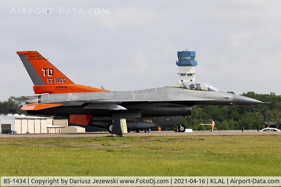 85-1434, 1985 General Dynamics F-16C Fighting Falcon C/N 5C-214, QF-16C  FSAT 85-1434 TD from  53 WEG Tyndall AFB, FL