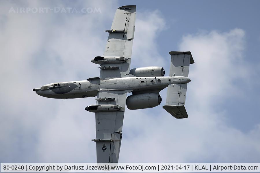 80-0240, 1980 Fairchild Republic A-10A Thunderbolt II C/N A10-0590, A-10C Thunderbolt 80-0240 DM from 354th FS 