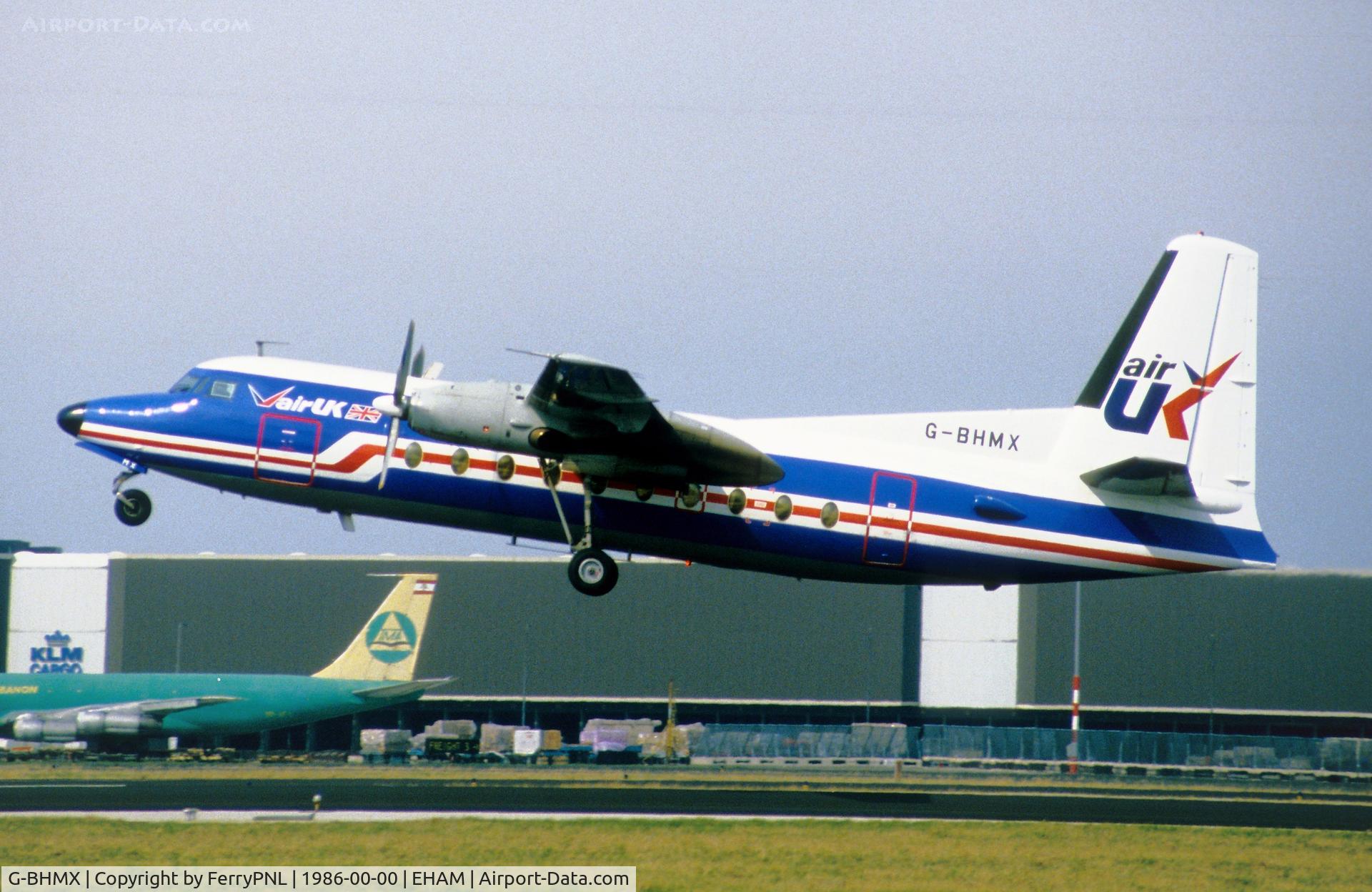 G-BHMX, 1963 Fokker F-27-200 Friendship C/N 10259, Fokker 27 of Air UK lifting-off