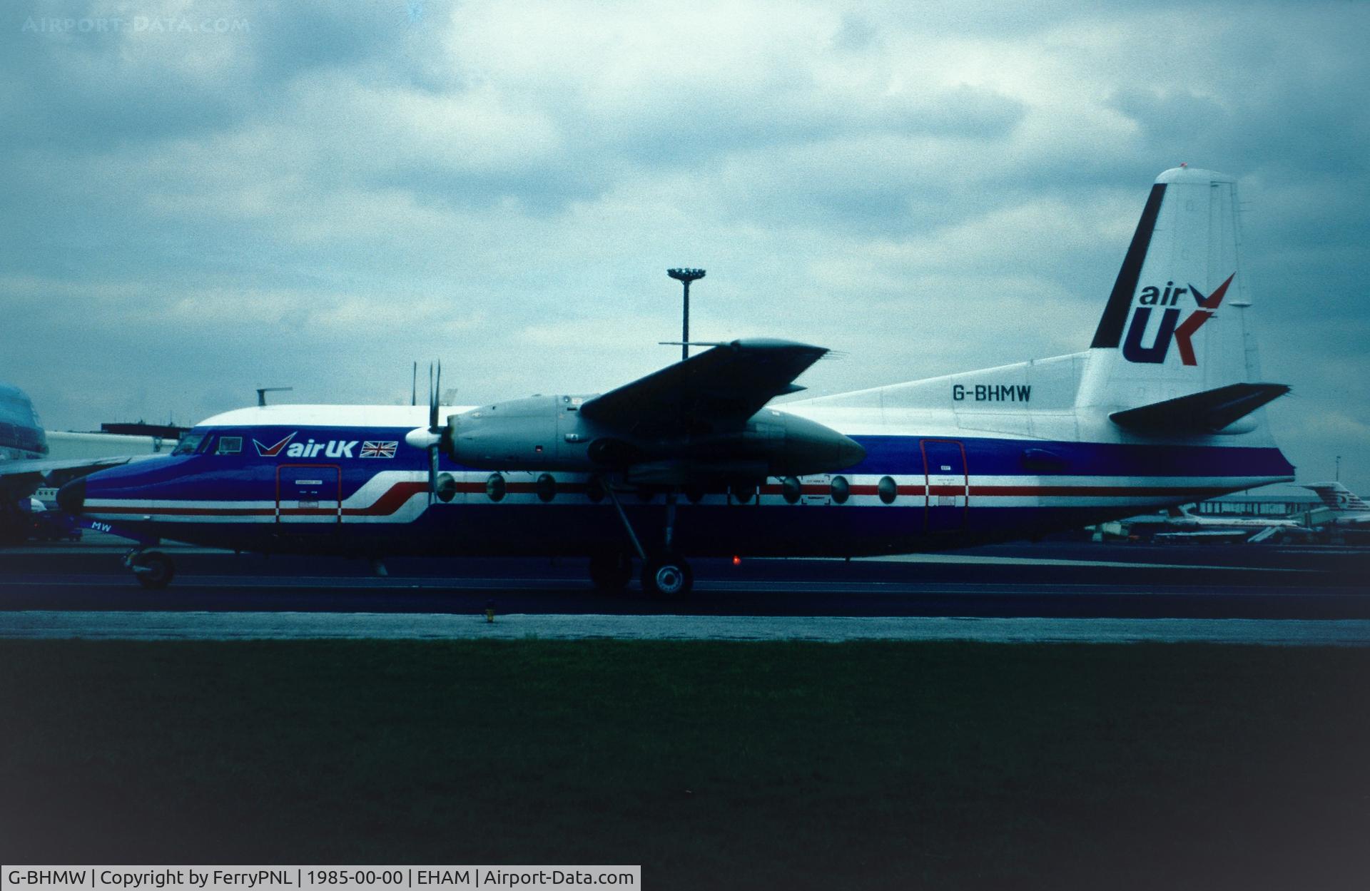 G-BHMW, 1963 Fokker F-27-200 Friendship C/N 10229, Air UK Fk27