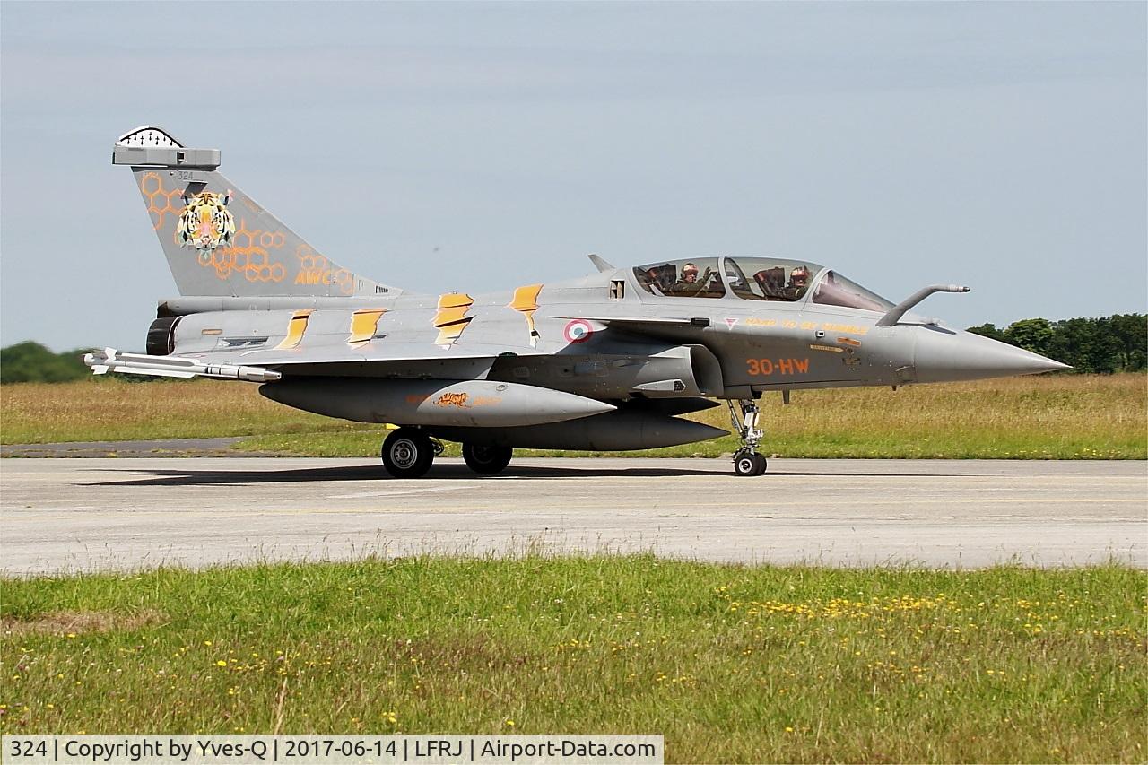 324, Dassault Rafale B C/N 324a, Dassault Rafale B, Taxiing to flight line, Landivisiau Naval Air Base (LFRJ) Tiger Meet 2017