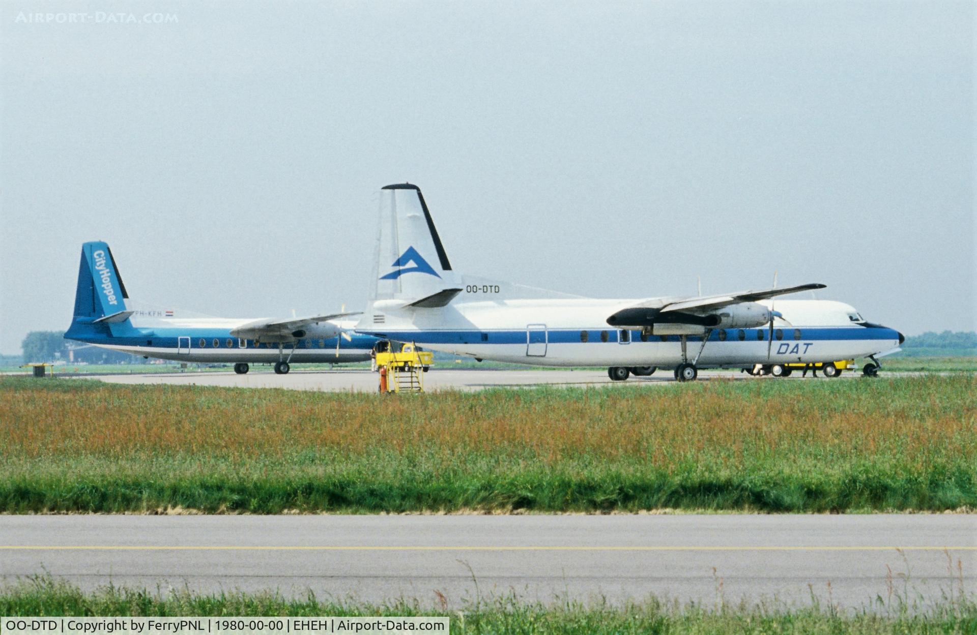 OO-DTD, 1967 Fairchild Hiller FH-227B C/N 555, DAT SH227 on the 