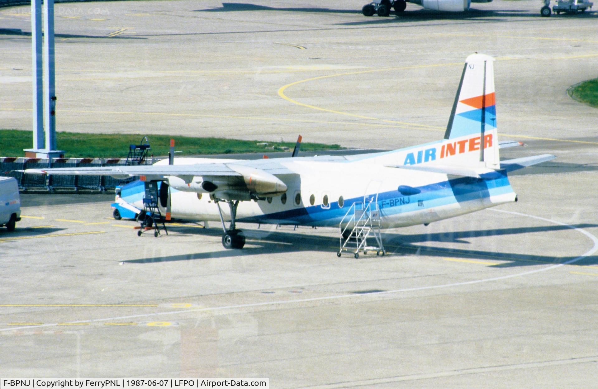 F-BPNJ, 1969 Fokker F-27-500 Friendship C/N 10384, Air Inter F27