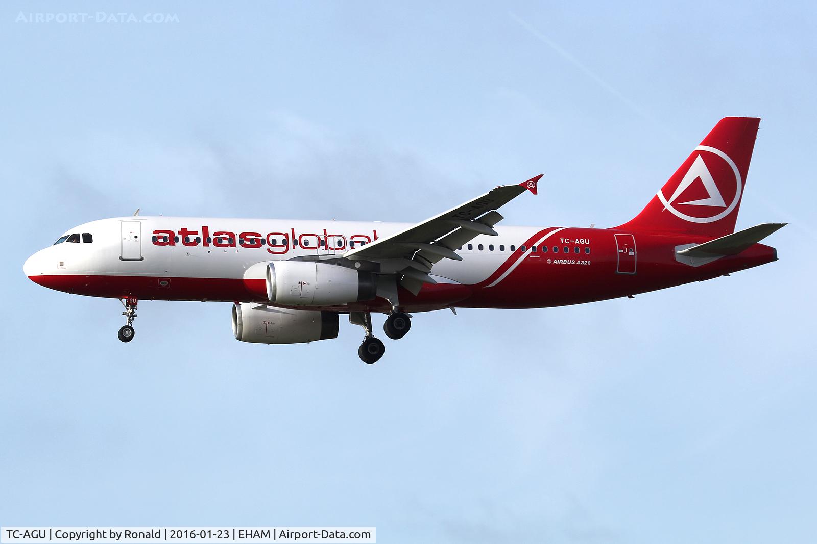 TC-AGU, 2003 Airbus A320-232 C/N 2077, at spl