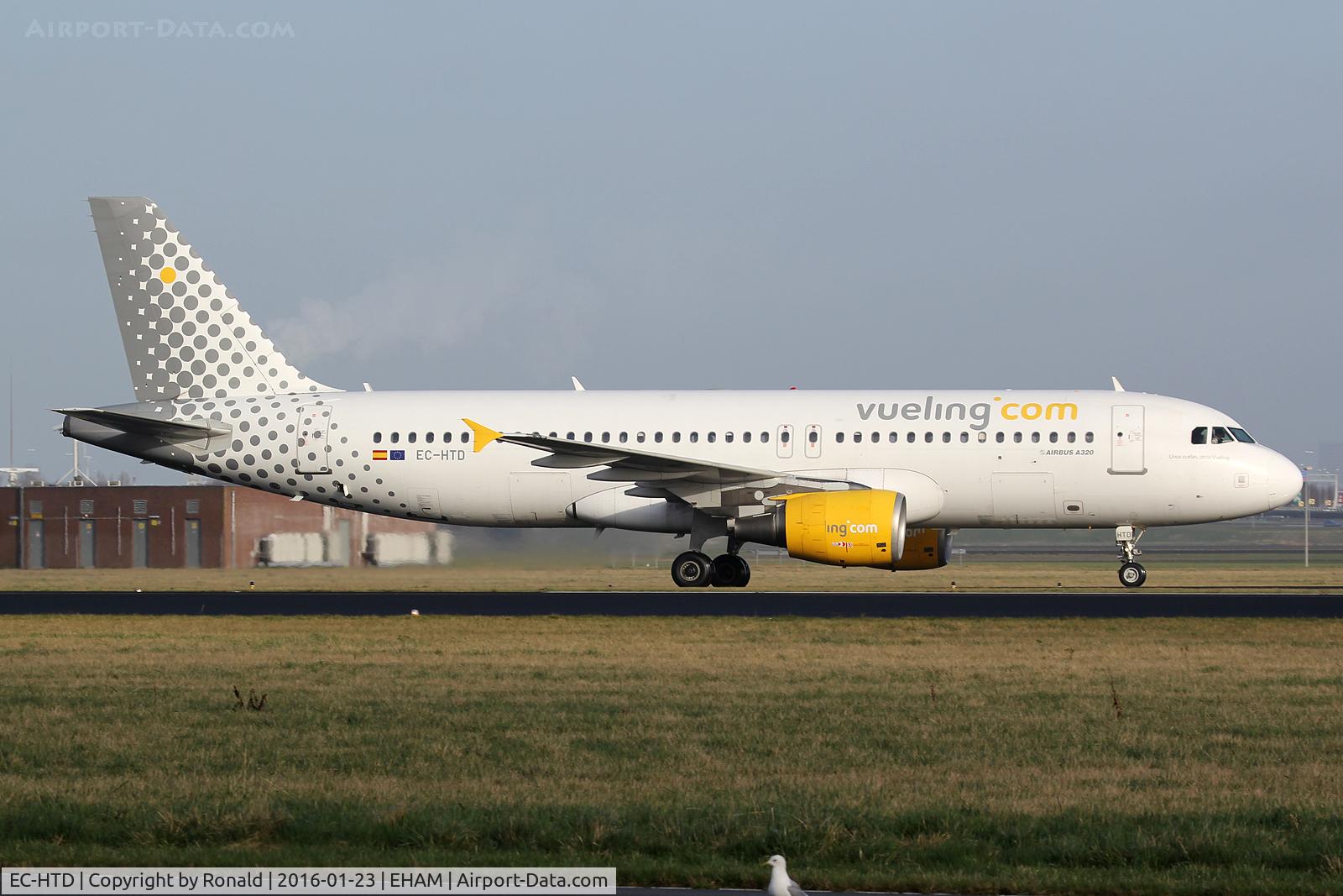 EC-HTD, 2001 Airbus A320-214 C/N 1550, at spl