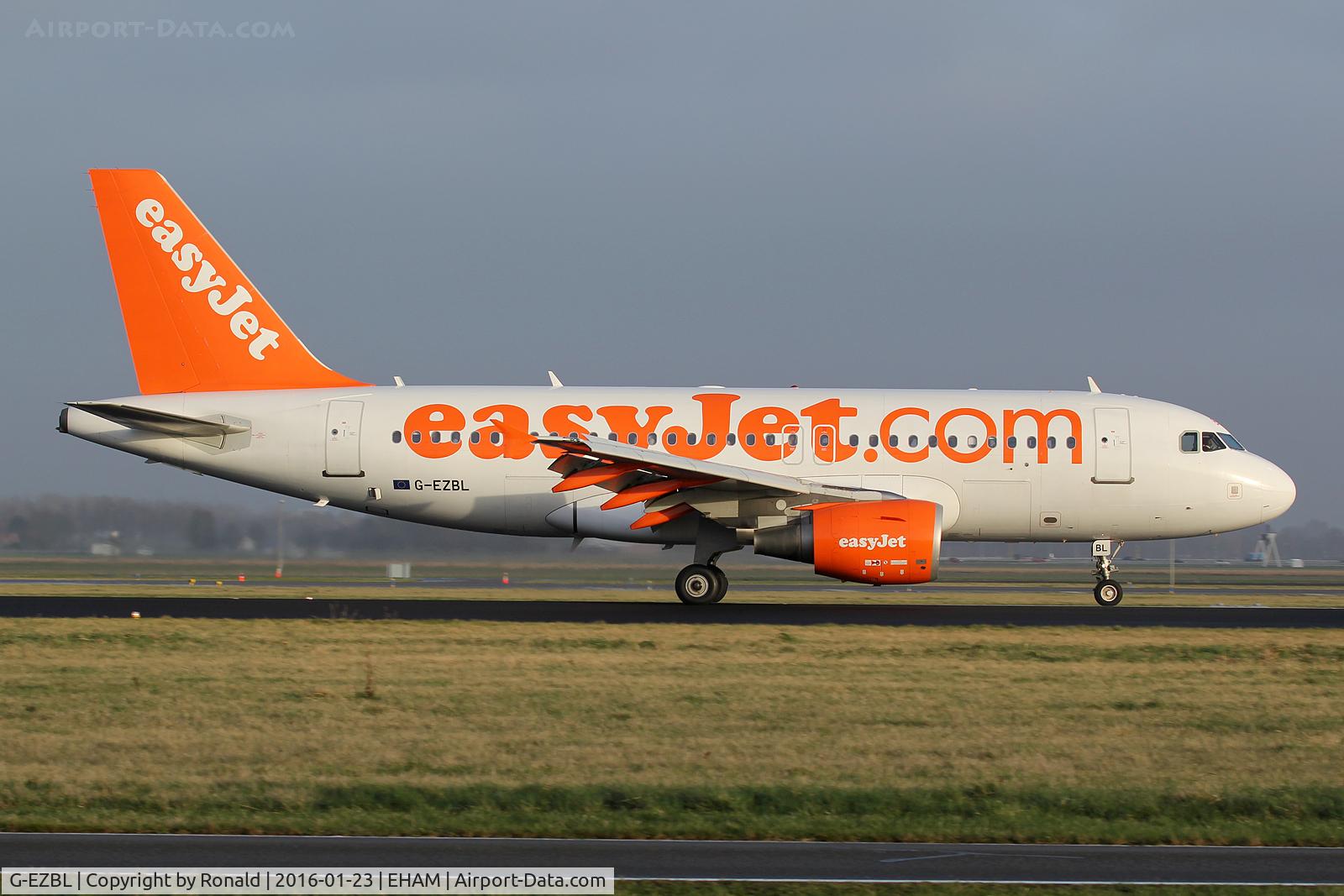 G-EZBL, 2007 Airbus A319-111 C/N 3053, at spl