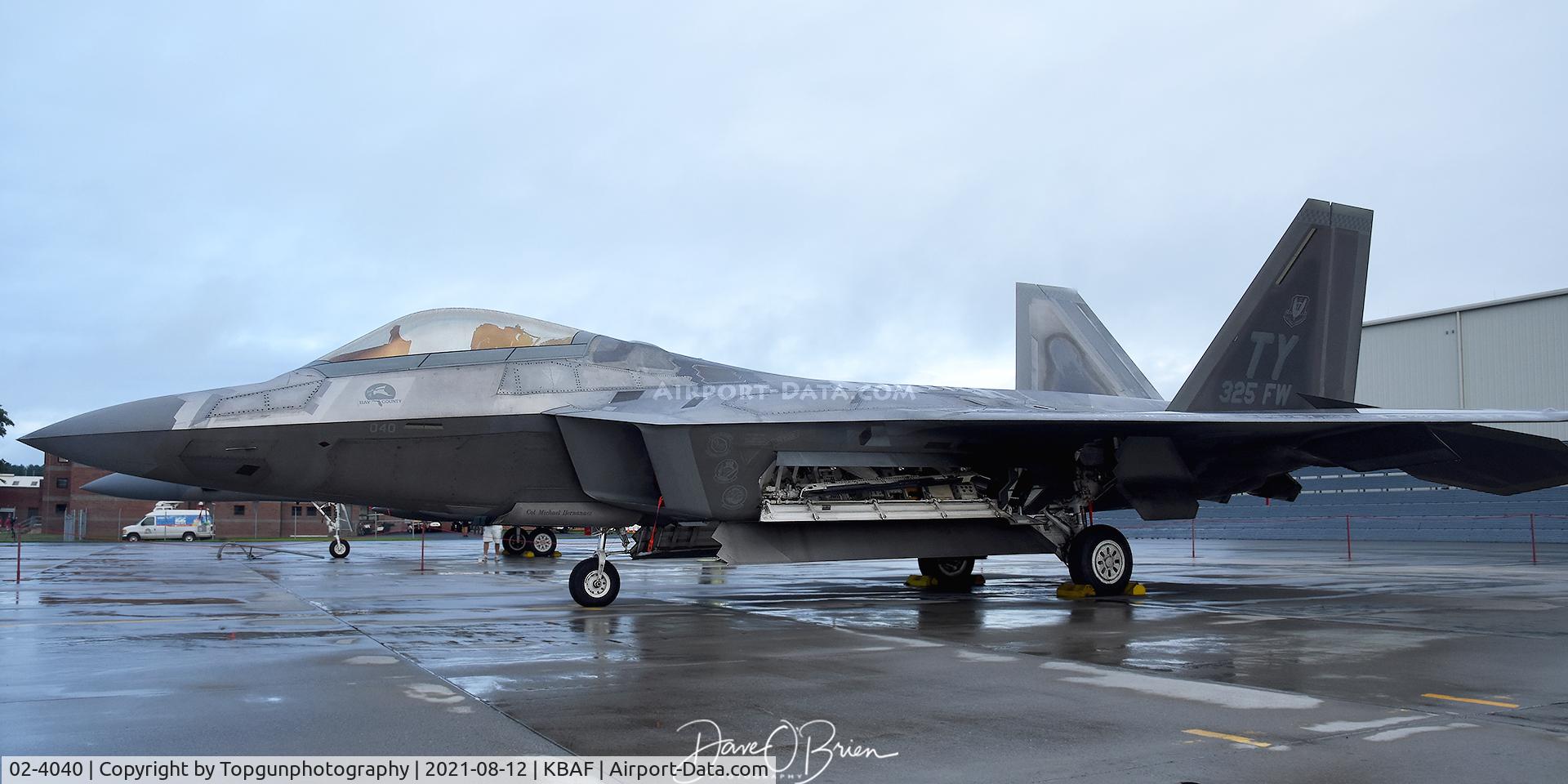 02-4040, 2002 Lockheed Martin F/A-22A Raptor C/N 4040, Static at Barnes Air Show 2017