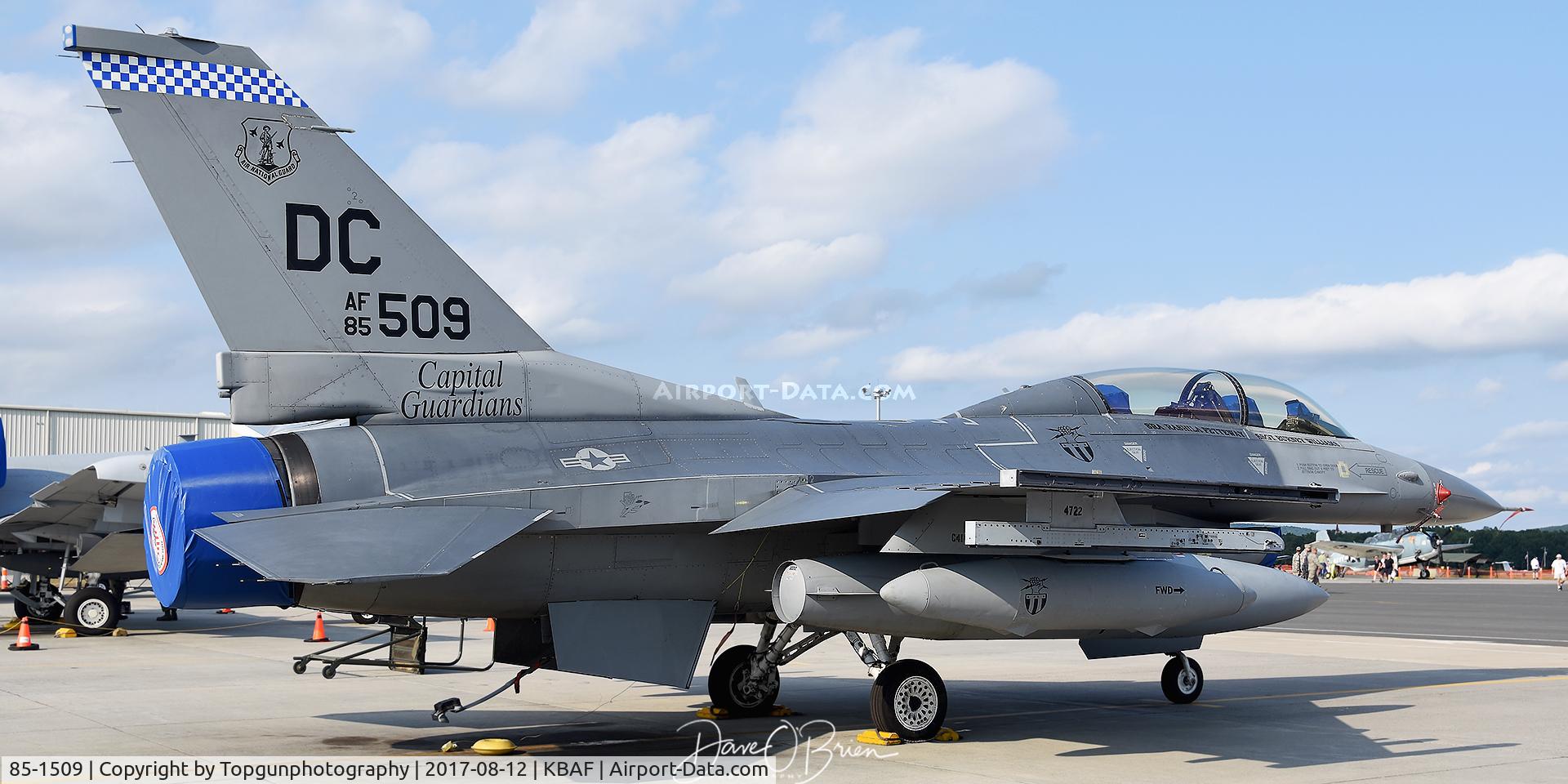 85-1509, 1985 General Dynamics F-16D Fighting Falcon C/N 5D-31, 121st FS