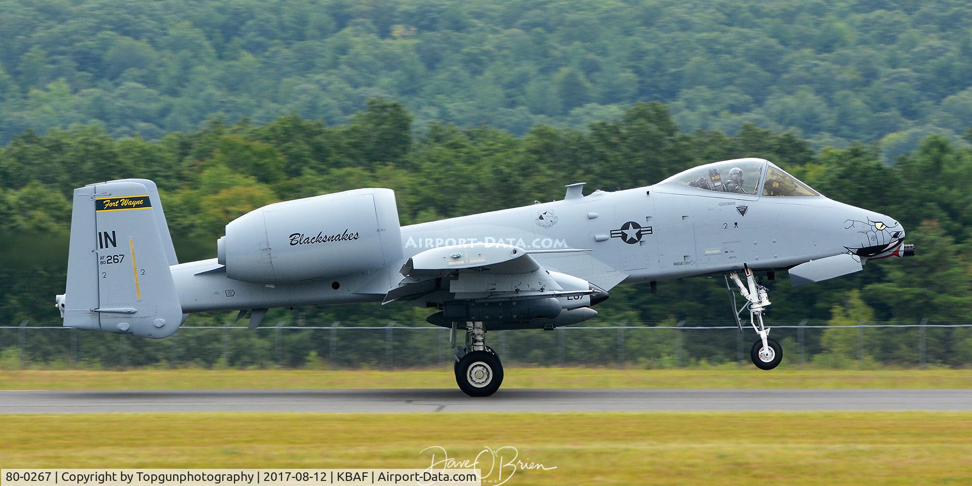 80-0267, 1980 Fairchild Republic A-10C Thunderbolt II C/N A10-0617, Black Snakes launching