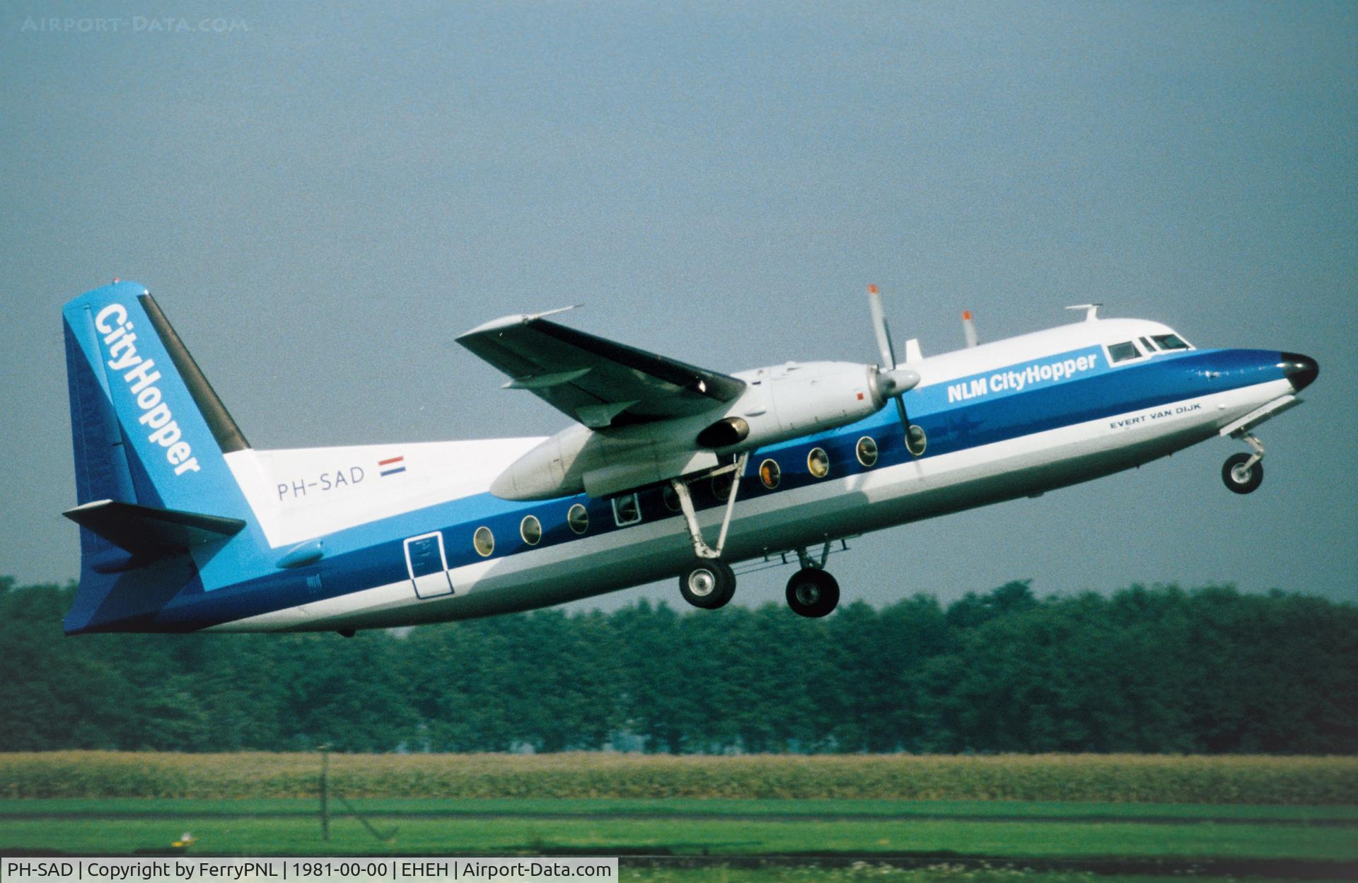 PH-SAD, 1965 Fokker F-27 Friendship 200 C/N 10272, NLM Fokker F27 lifting-off