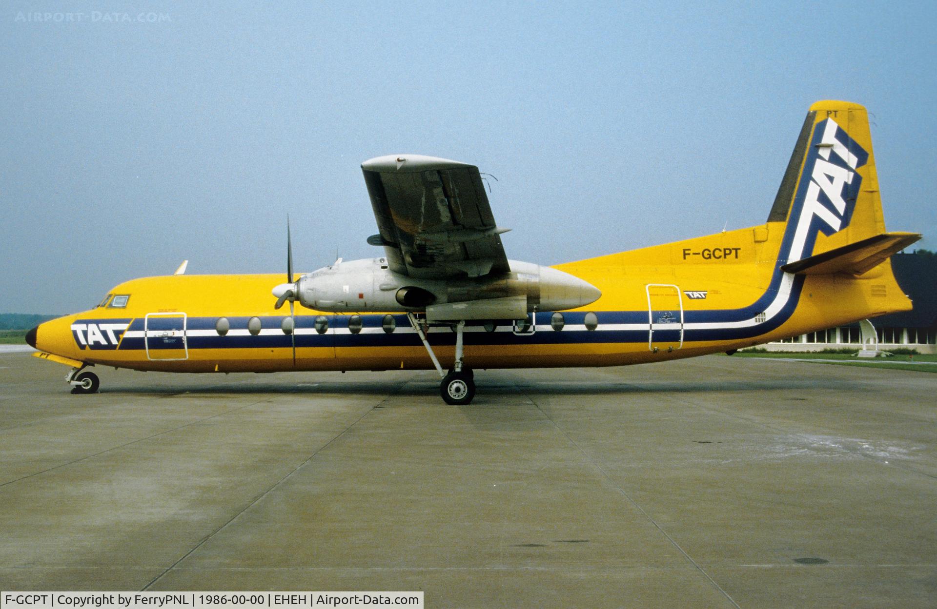 F-GCPT, 1967 Fairchild Hiller FH-227B C/N 547, TAT FH227