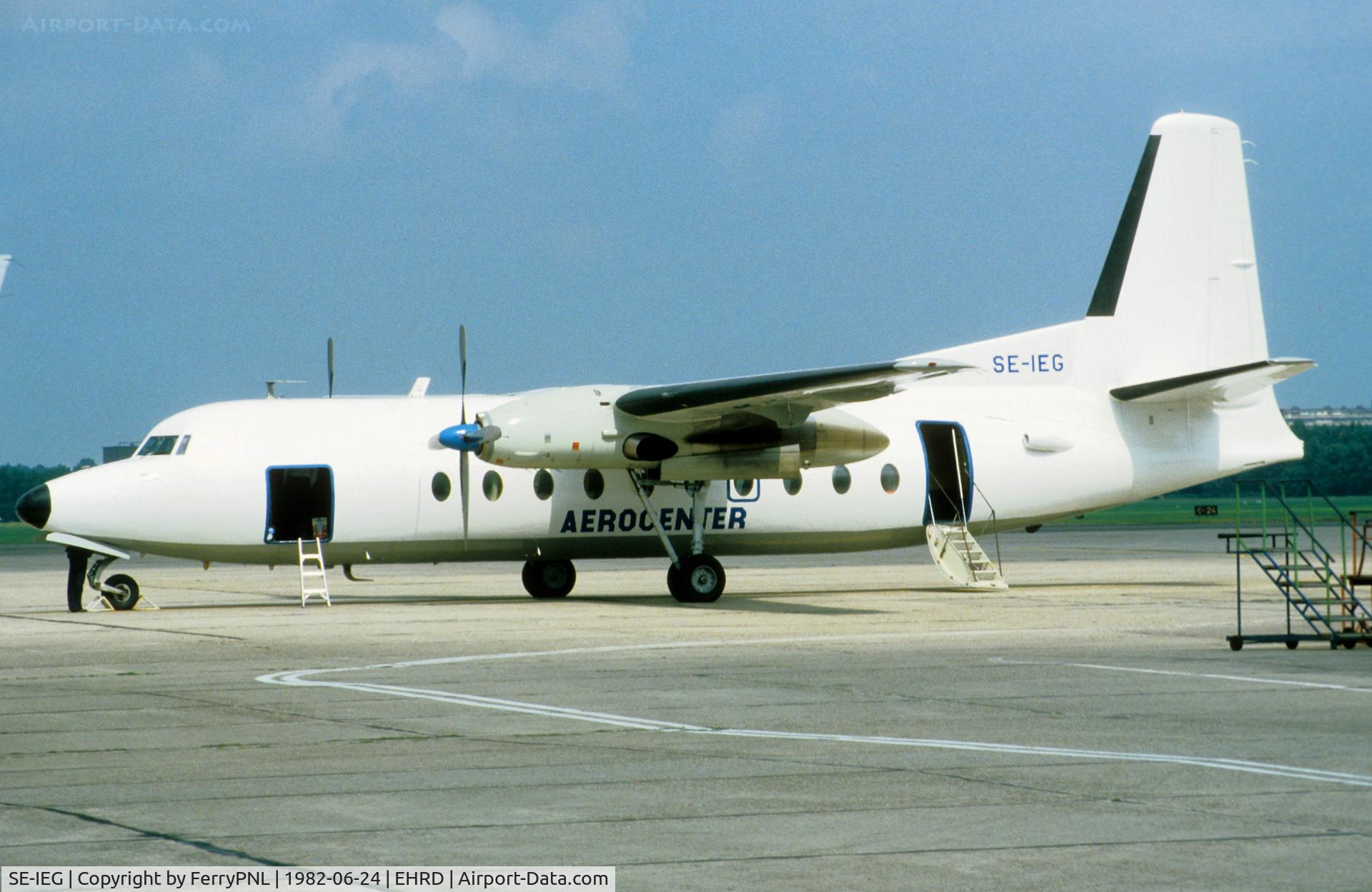 SE-IEG, 1960 Fairchild F-27 C/N 72, Aerocenter Trafikflyg F27