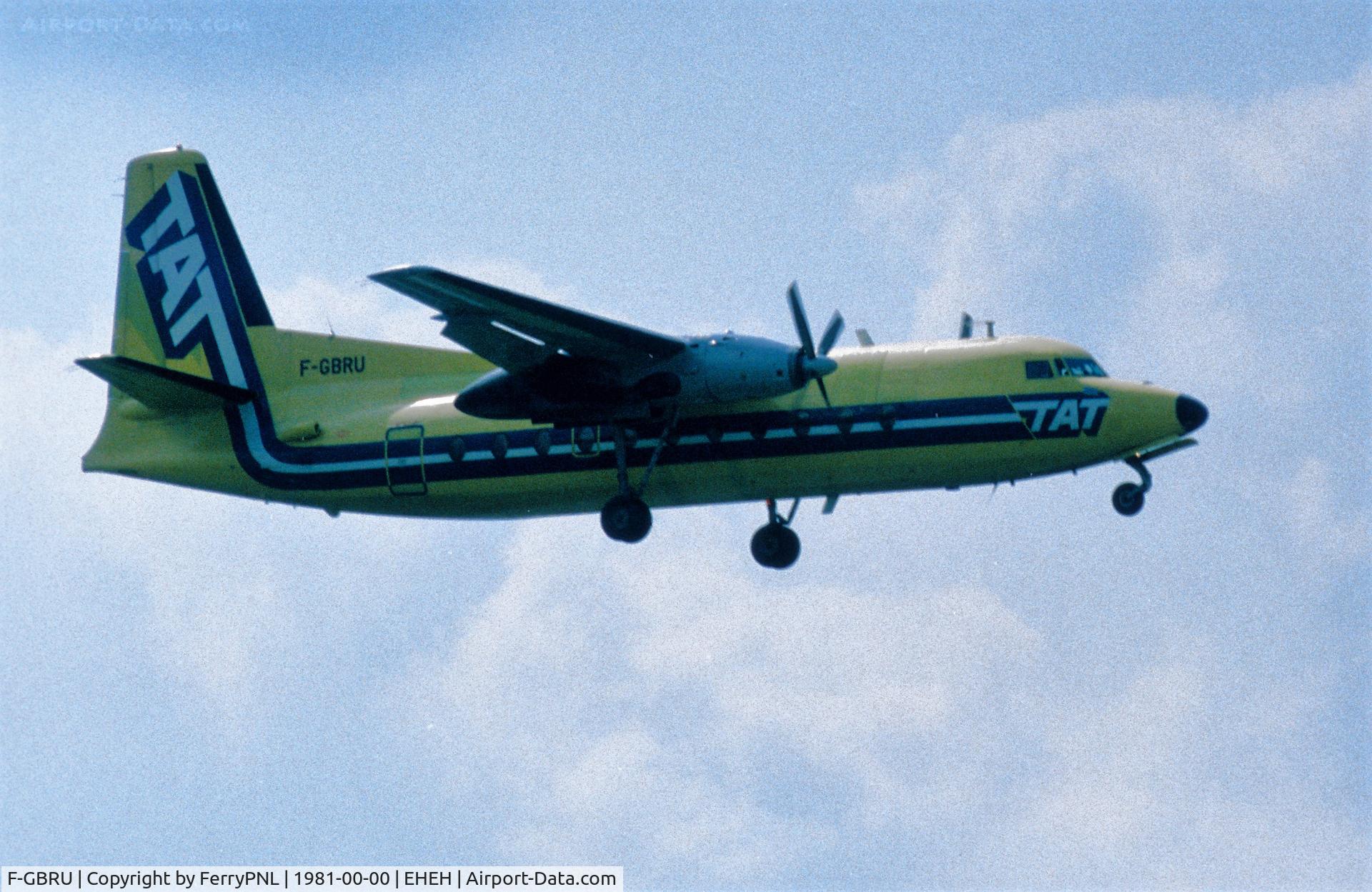 F-GBRU, 1959 Fairchild F-27J C/N 43, Arrival of TAT F27
