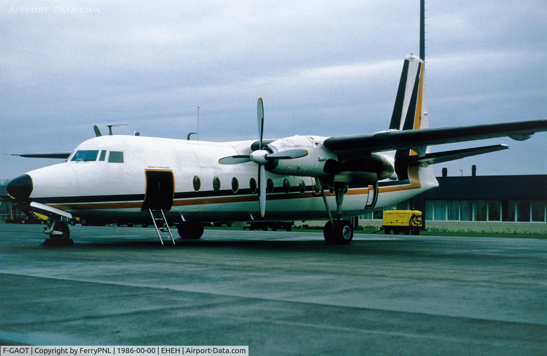 F-GAOT, 1959 Fokker F.27-100 Friendship C/N 10121, Uni-Air F27