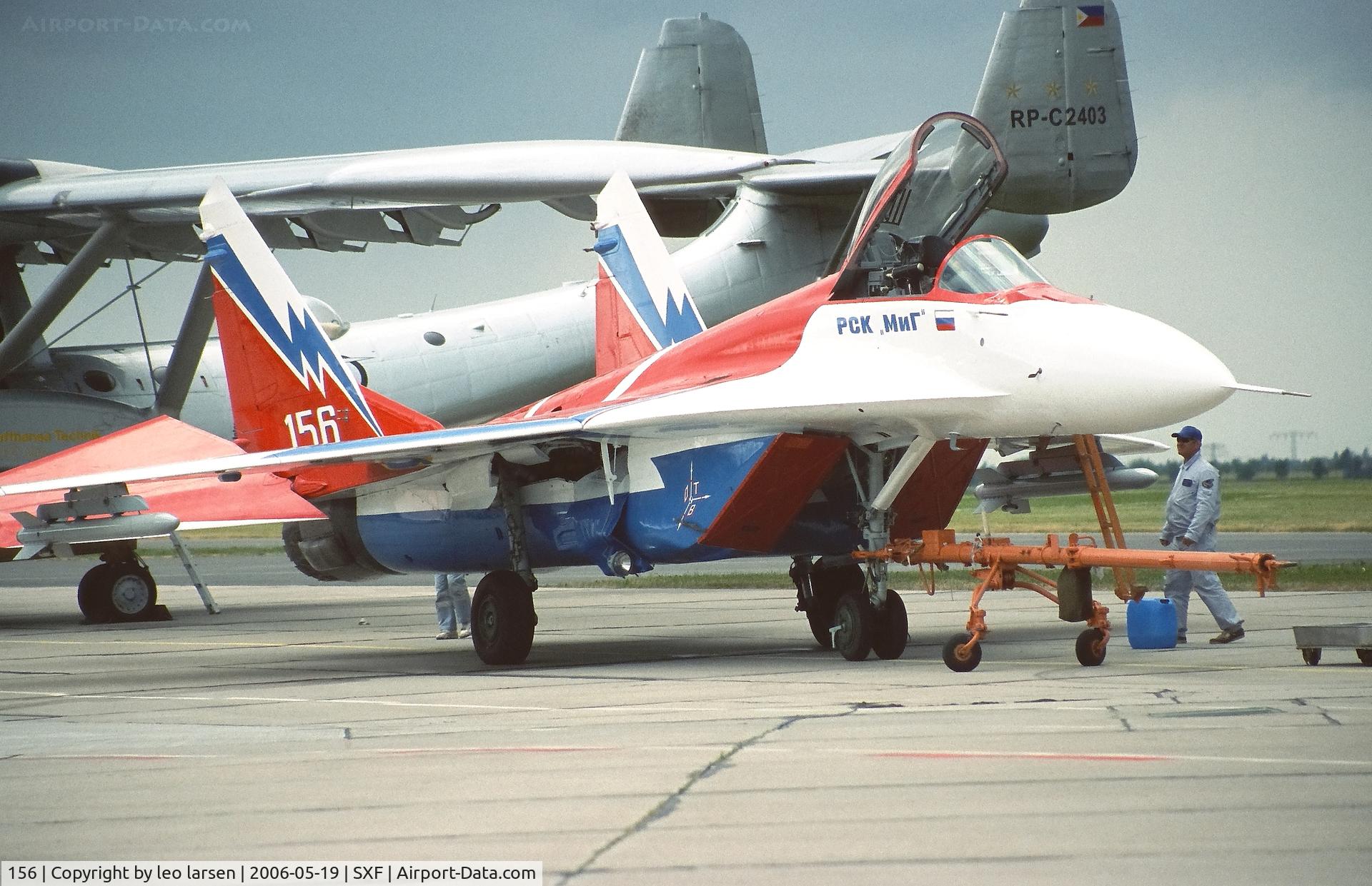 156, Mikoyan-Gurevich MiG-29M OVT C/N 29609055561, Berlin ILA 19.5.2006.  RSK 
