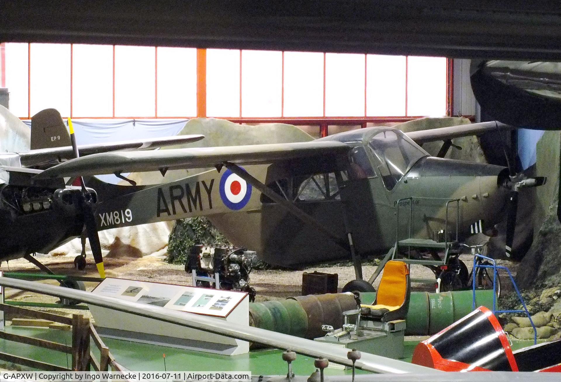 G-APXW, 1958 Edgar Percival EP-9 Prospector C/N 43, Edgar Percival EP-9 Prospector at the Museum of Army Flying, Middle Wallop