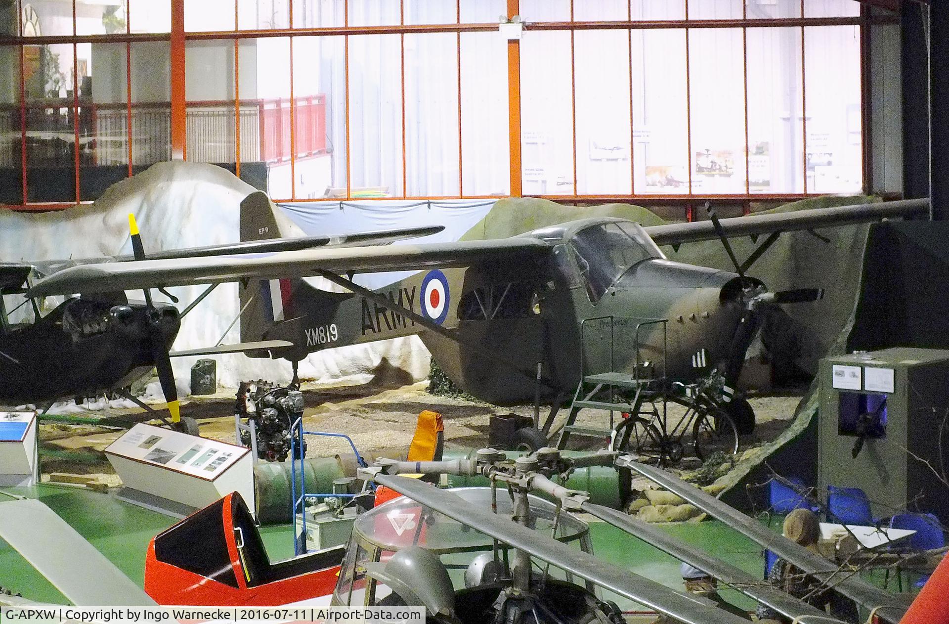 G-APXW, 1958 Edgar Percival EP-9 Prospector C/N 43, Edgar Percival EP-9 Prospector at the Museum of Army Flying, Middle Wallop