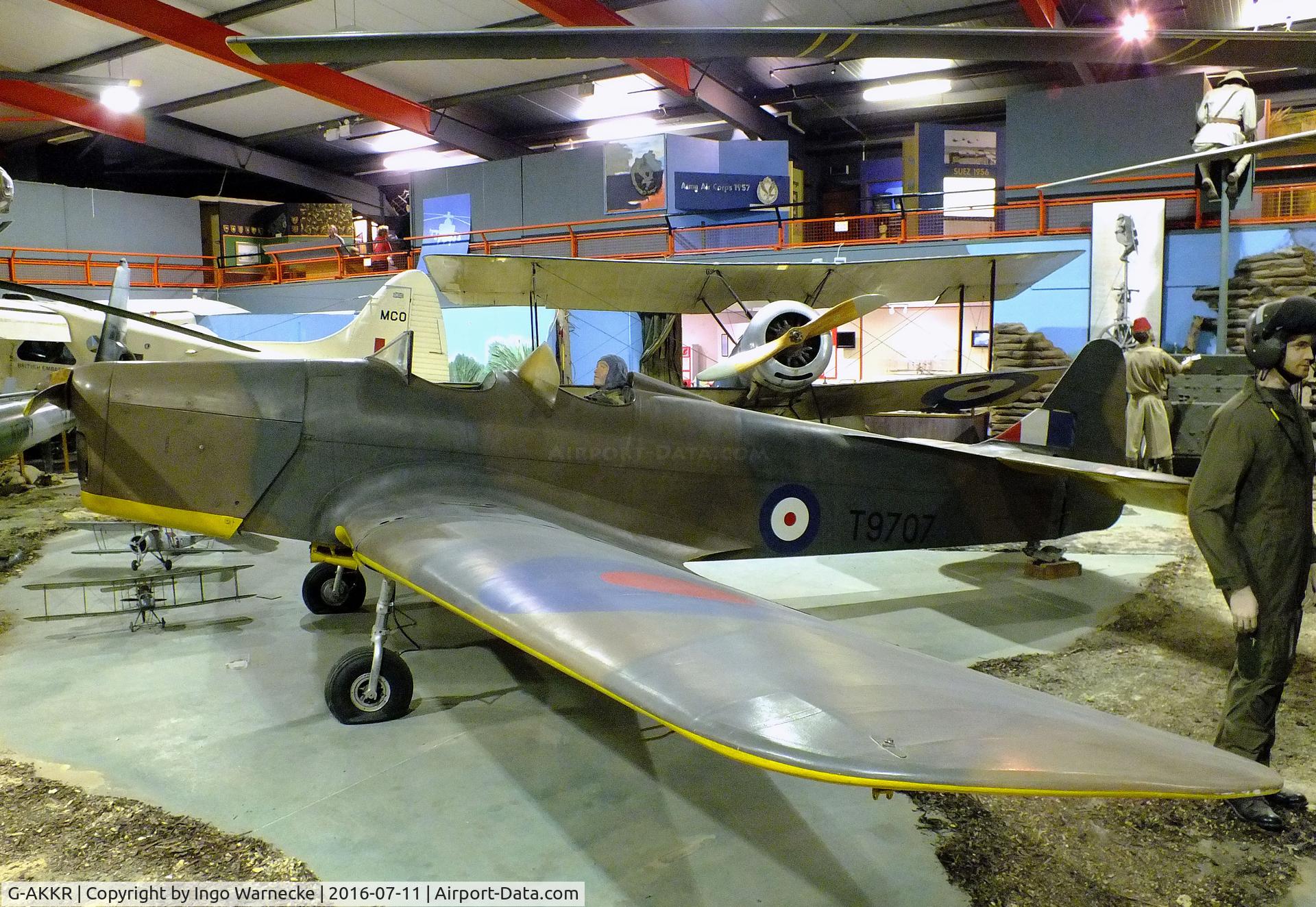G-AKKR, Miles M-14 Magister I C/N 1995, Miles M.14 Magister I at the Museum of Army Flying, Middle Wallop
