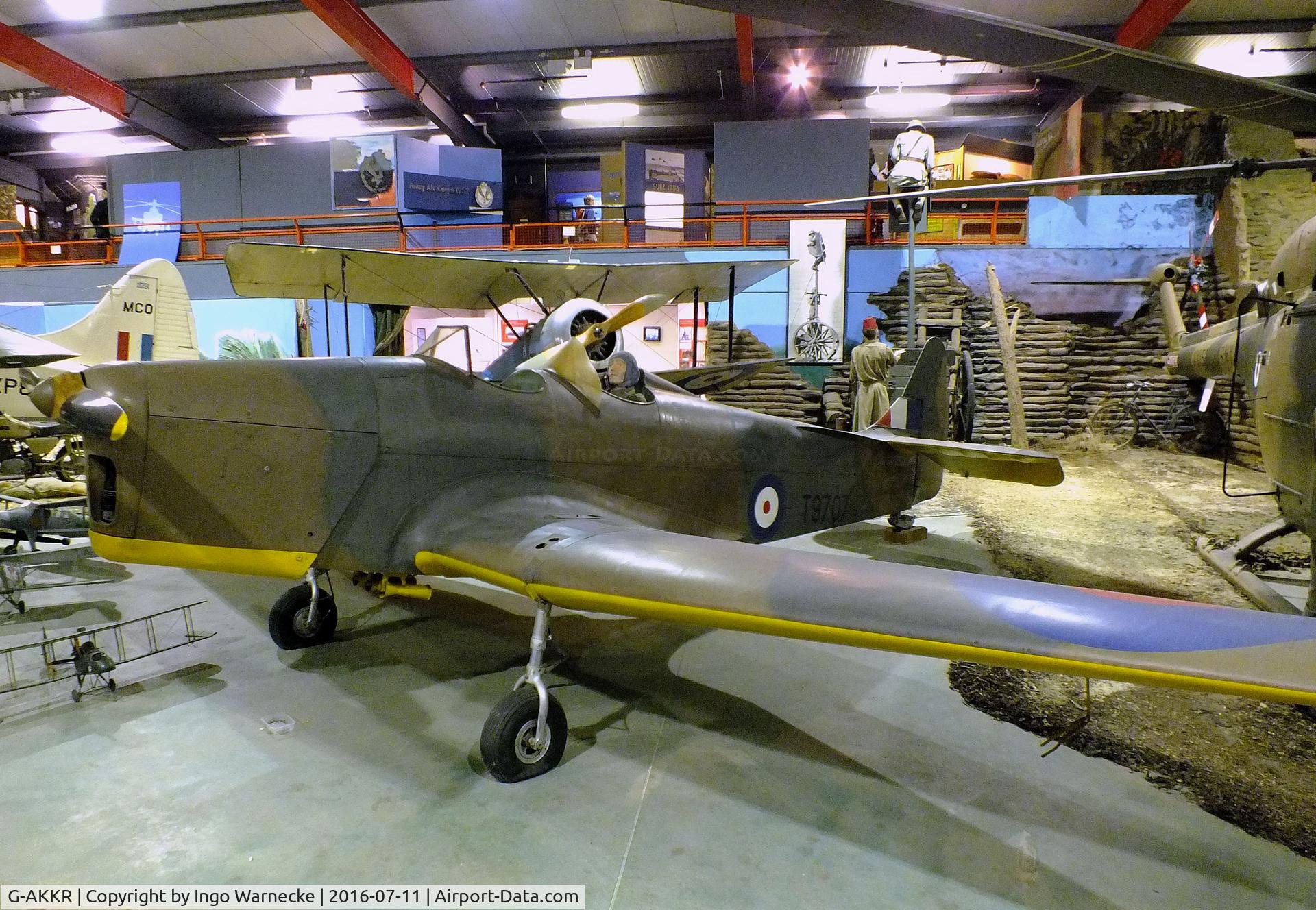 G-AKKR, Miles M-14 Magister I C/N 1995, Miles M.14 Magister I at the Museum of Army Flying, Middle Wallop