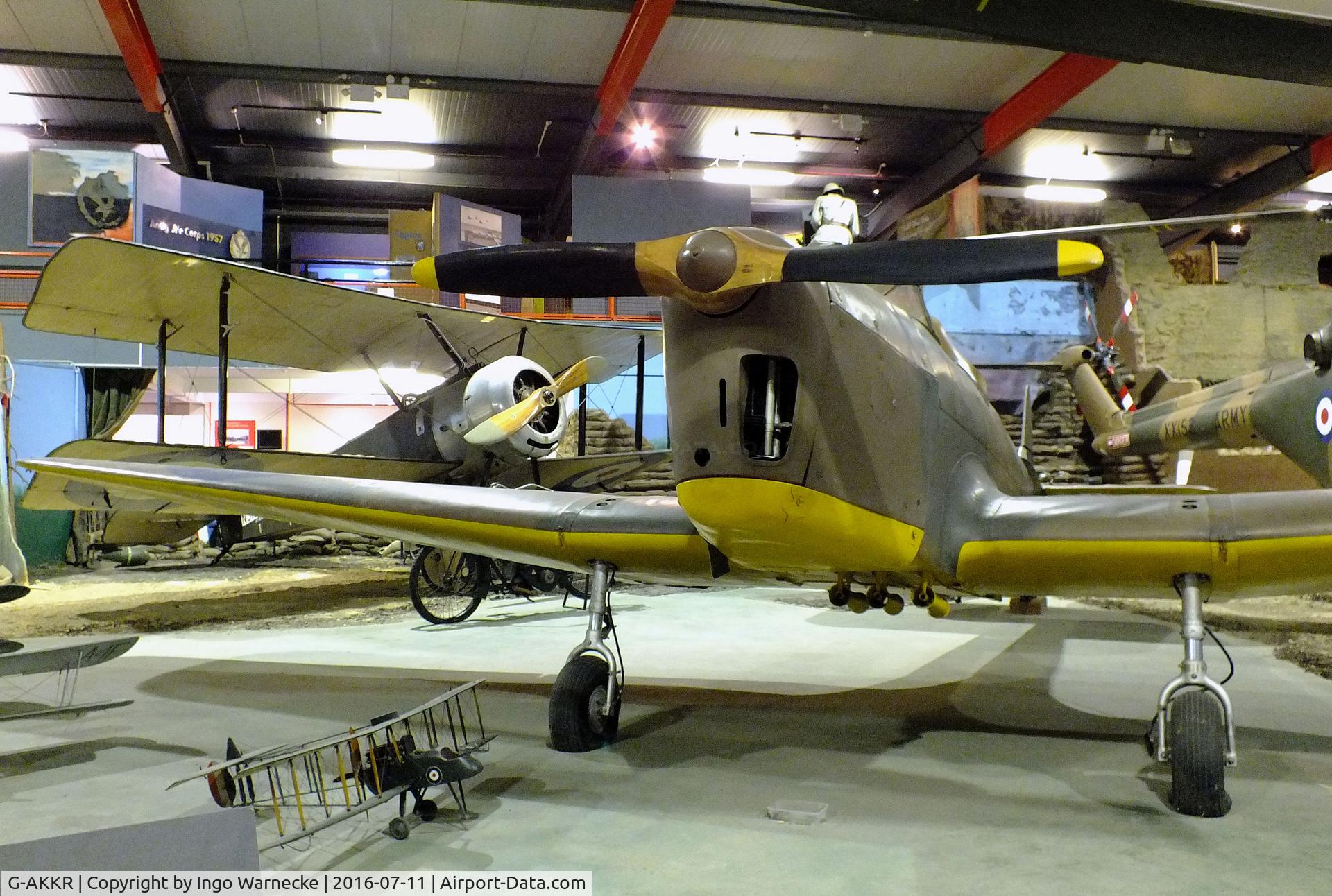 G-AKKR, Miles M-14 Magister I C/N 1995, Miles M.14 Magister I at the Museum of Army Flying, Middle Wallop