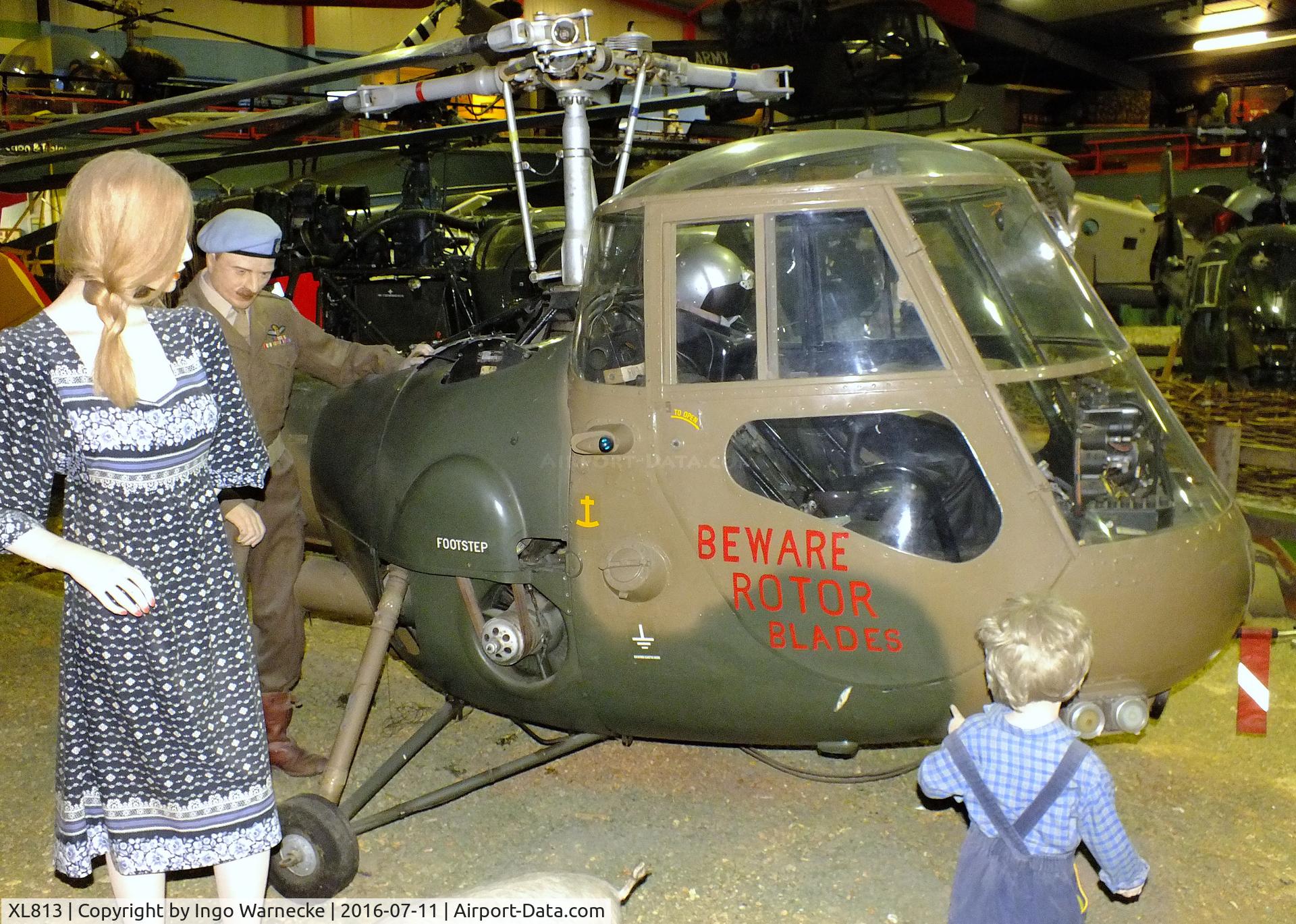 XL813, 1959 Saunders-Roe Skeeter AOP.12 C/N S2/5098, Saunders-Roe Skeeter AOP12 at the Museum of Army Flying, Middle Wallop