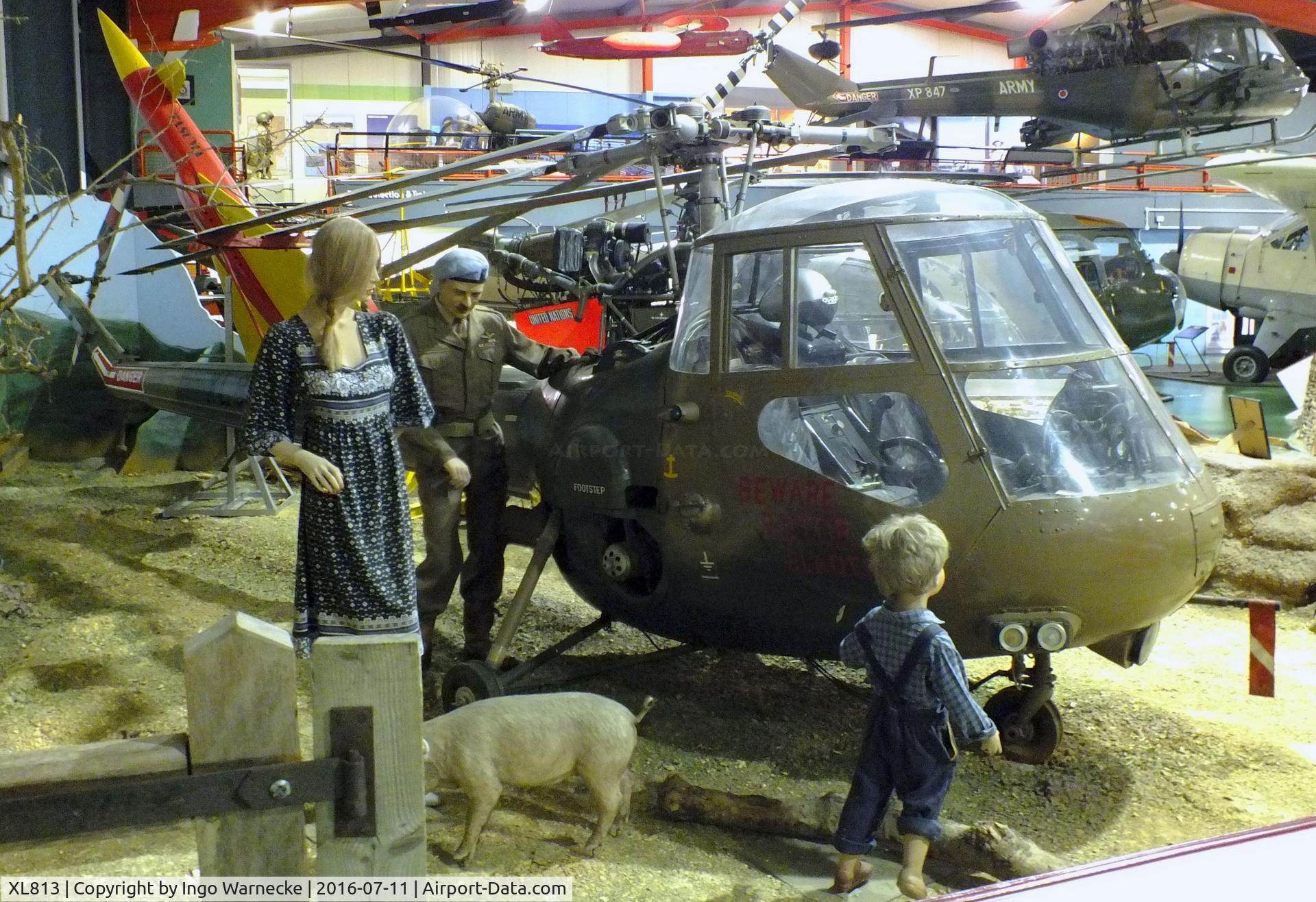 XL813, 1959 Saunders-Roe Skeeter AOP.12 C/N S2/5098, Saunders-Roe Skeeter AOP12 at the Museum of Army Flying, Middle Wallop