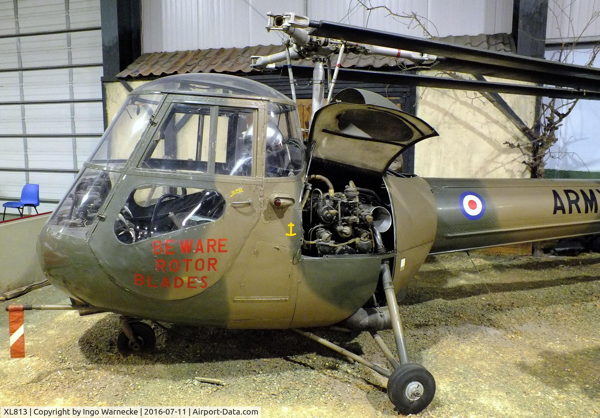 XL813, 1959 Saunders-Roe Skeeter AOP.12 C/N S2/5098, Saunders-Roe Skeeter AOP12 at the Museum of Army Flying, Middle Wallop