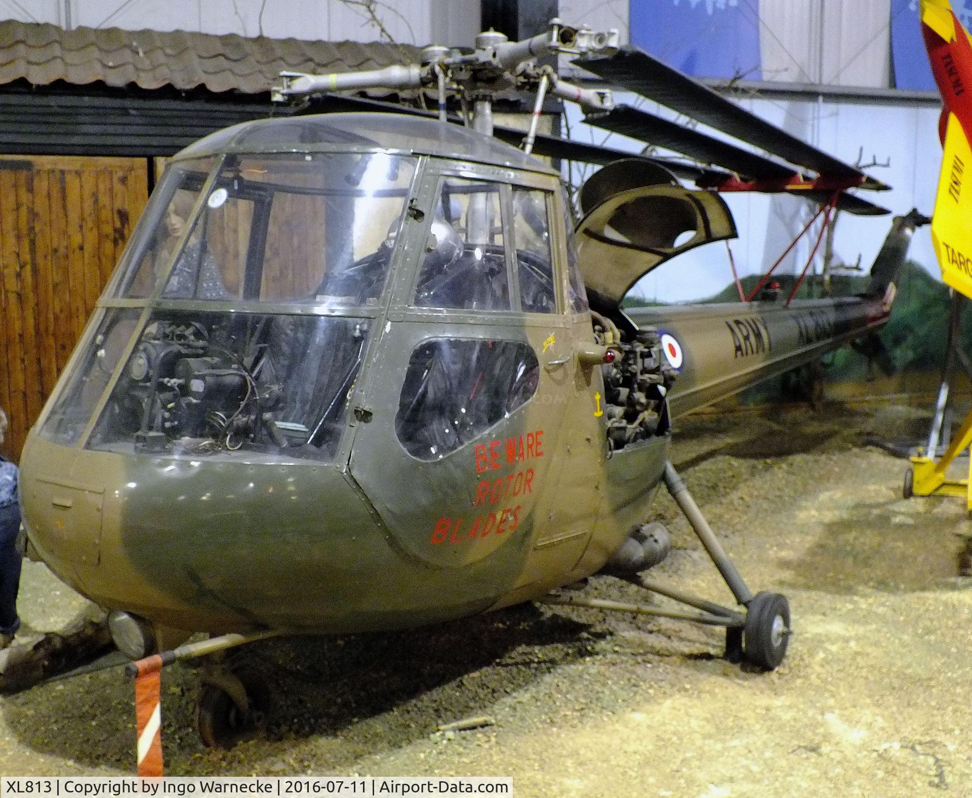 XL813, 1959 Saunders-Roe Skeeter AOP.12 C/N S2/5098, Saunders-Roe Skeeter AOP12 at the Museum of Army Flying, Middle Wallop